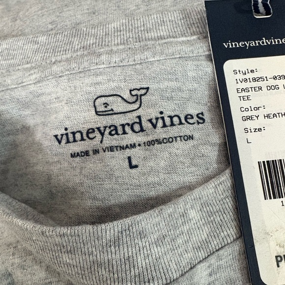 Vineyard Vines • Easter Dog LS Pocket Tee - Picture 5 of 6